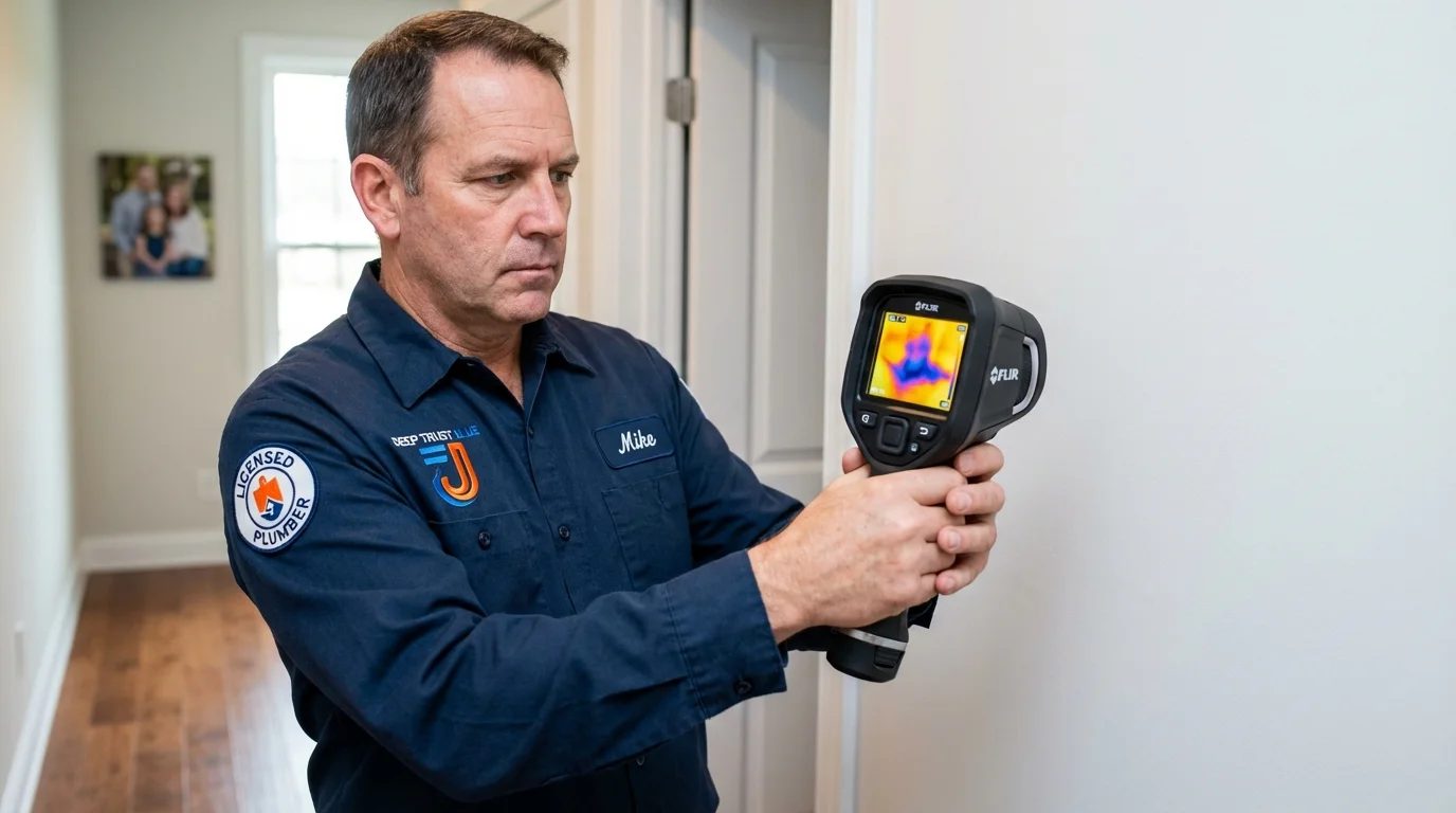 Thermal imaging leak detection by Johns Plumbing LLC in Bay Pines